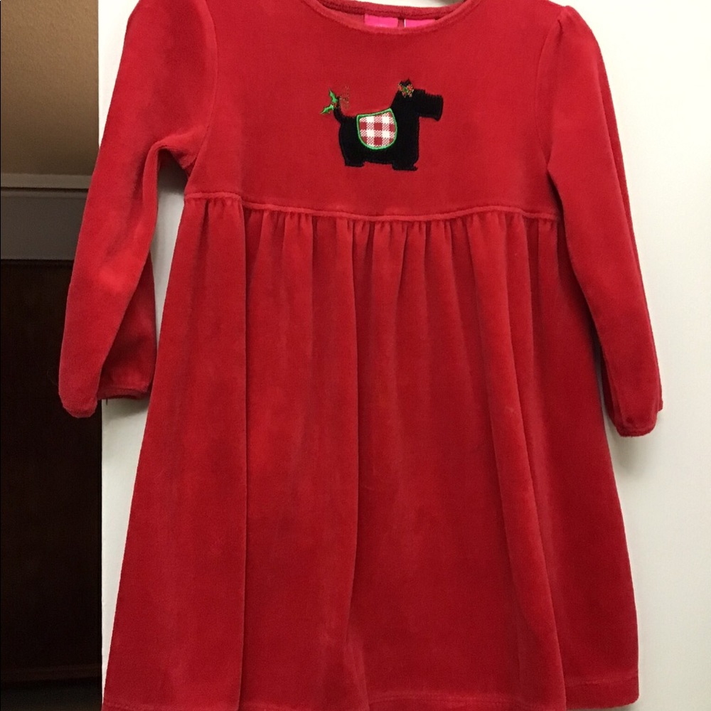 🌸 Girl’s Red Corduroy Dress - Like New!
